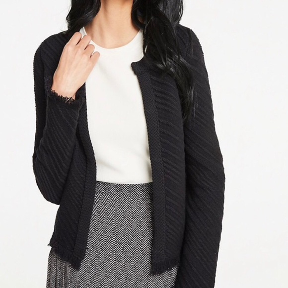 ann taylor sweater jacket